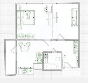 2-к квартира, вторичка, 50м2, 6/9 этаж