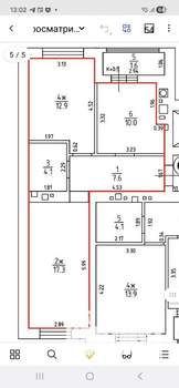2-к квартира, вторичка, 55м2, 4/10 этаж