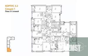 2-к квартира, вторичка, 57м2, 3/9 этаж