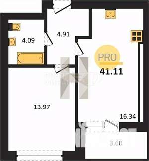 3-к квартира, вторичка, 84м2, 6/9 этаж