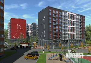 2-к квартира, строящийся дом, 58м2, 5/9 этаж