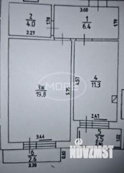 1-к квартира, вторичка, 44м2, 7/10 этаж