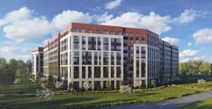 3-к квартира, строящийся дом, 75м2, 6/8 этаж