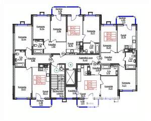 2-к квартира, строящийся дом, 53м2, 7/9 этаж