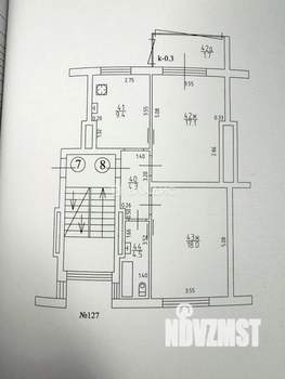 2-к квартира, вторичка, 53м2, 4/4 этаж