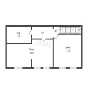 4-к квартира, вторичка, 104м2, 5/5 этаж