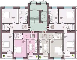 2-к квартира, вторичка, 56м2, 6/10 этаж