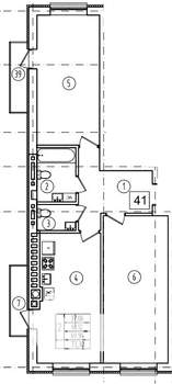 2-к квартира, строящийся дом, 70м2, 6/9 этаж