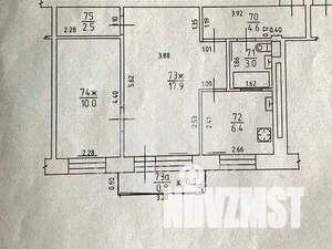 2-к квартира, вторичка, 44м2, 4/5 этаж