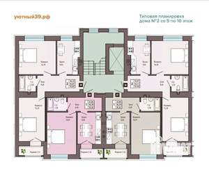 2-к квартира, вторичка, 55м2, 5/10 этаж