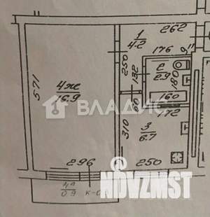 1-к квартира, вторичка, 31м2, 3/5 этаж