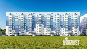 1-к квартира, строящийся дом, 40м2, 1/9 этаж