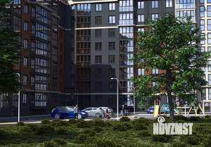 1-к квартира, строящийся дом, 44м2, 3/8 этаж