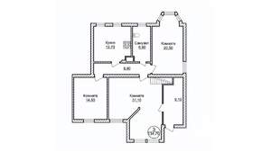 3-к квартира, вторичка, 135м2, 1/3 этаж
