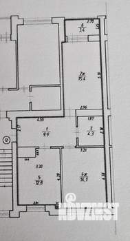 2-к квартира, вторичка, 57м2, 3/9 этаж