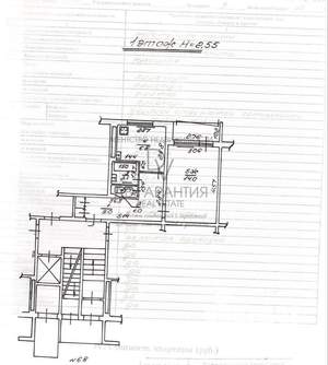 1-к квартира, вторичка, 33м2, 1/9 этаж
