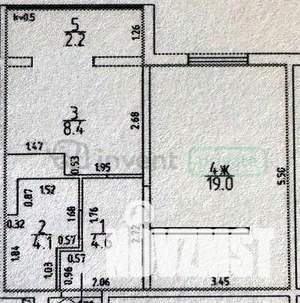 1-к квартира, вторичка, 41м2, 1/9 этаж