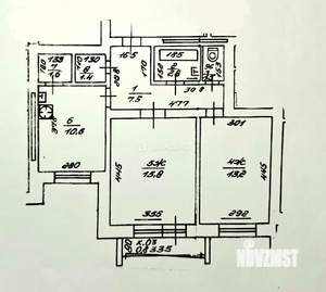 2-к квартира, вторичка, 54м2, 4/5 этаж