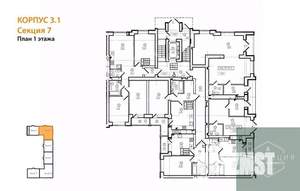 1-к квартира, вторичка, 43м2, 1/9 этаж