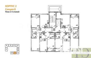 1-к квартира, вторичка, 39м2, 4/9 этаж