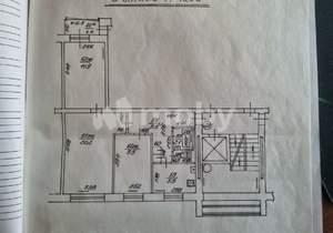3-к квартира, вторичка, 60м2, 8/9 этаж