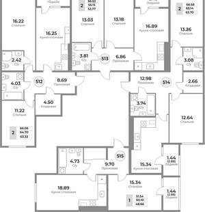 1-к квартира, вторичка, 50м2, 2/10 этаж
