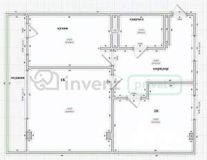 2-к квартира, вторичка, 74м2, 5/5 этаж