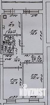 3-к квартира, вторичка, 73м2, 5/5 этаж