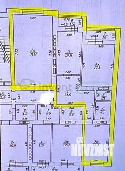 3-к квартира, вторичка, 105м2, 12/13 этаж
