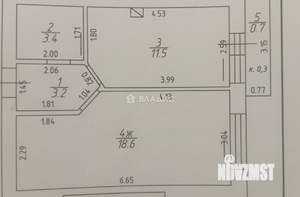 1-к квартира, вторичка, 37м2, 6/9 этаж