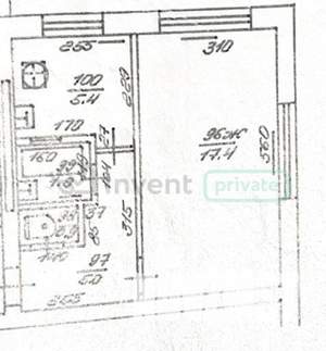 Студия квартира, вторичка, 31м2, 1/5 этаж
