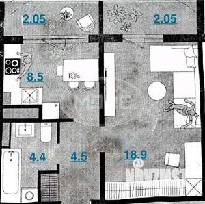 1-к квартира, вторичка, 36м2, 3/10 этаж