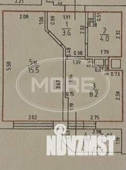 1-к квартира, вторичка, 32м2, 7/9 этаж
