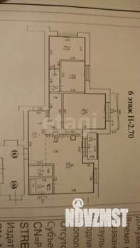 3-к квартира, вторичка, 77м2, 6/9 этаж