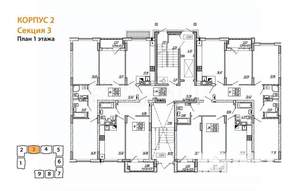 1-к квартира, вторичка, 38м2, 3/9 этаж