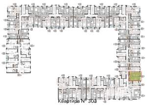 1-к квартира, вторичка, 42м2, 9/9 этаж