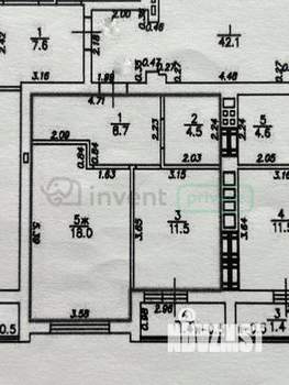 1-к квартира, вторичка, 43м2, 7/10 этаж