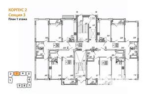 1-к квартира, вторичка, 39м2, 9/9 этаж