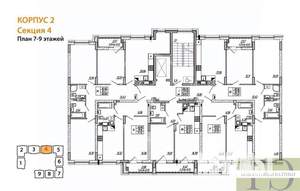 1-к квартира, вторичка, 39м2, 9/9 этаж