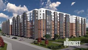 2-к квартира, строящийся дом, 67м2, 8/9 этаж