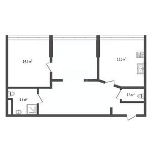 2-к квартира, вторичка, 70м2, 7/9 этаж