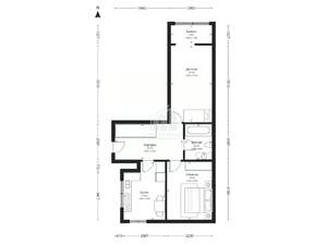 2-к квартира, вторичка, 58м2, 8/9 этаж