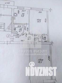 2-к квартира, вторичка, 48м2, 1/5 этаж
