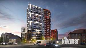 2-к квартира, строящийся дом, 57м2, 5/18 этаж