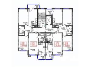 1-к квартира, строящийся дом, 34м2, 4/9 этаж