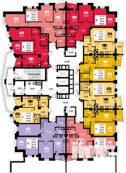 2-к квартира, вторичка, 66м2, 2/25 этаж