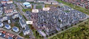 3-к квартира, вторичка, 79м2, 1/9 этаж