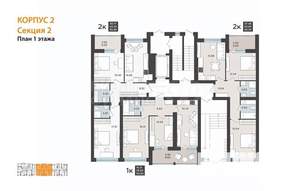 1-к квартира, вторичка, 35м2, 6/9 этаж