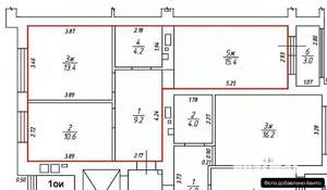 2-к квартира, вторичка, 56м2, 5/8 этаж