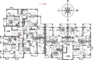 2-к квартира, сданный дом, 81м2, 7/9 этаж